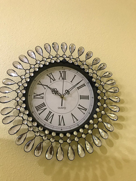 16 inches bling clock