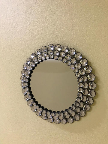 3 layered crystal mirror 18 inches