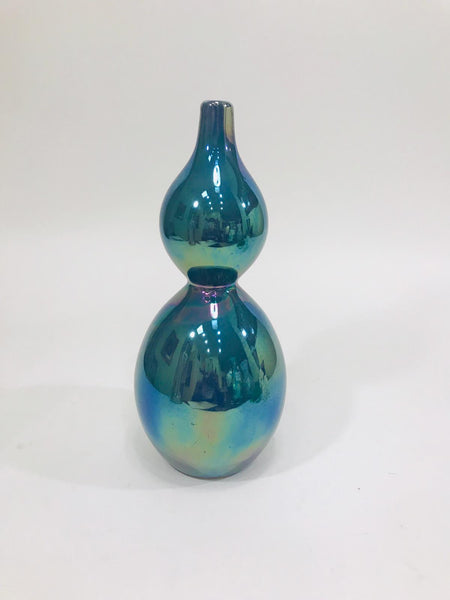 Teal vase