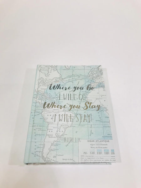 mint "where you go I will go: where ever you stay I will stay" diary