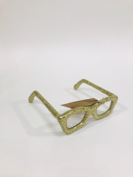 medium metal gold accent glasses