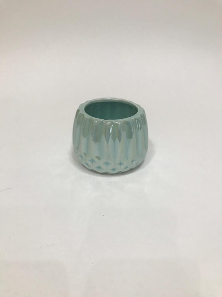 Mint green ceramic  Candle holder