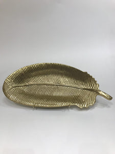 Gold leaf decorative tray