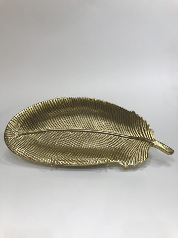 Gold leaf decorative tray